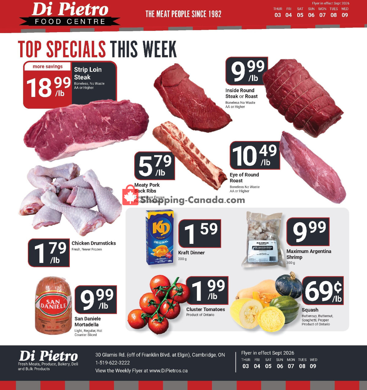 DiPietro's flyer from Tuesday September 1, 2026 to Monday September 7, 2026 - page 1