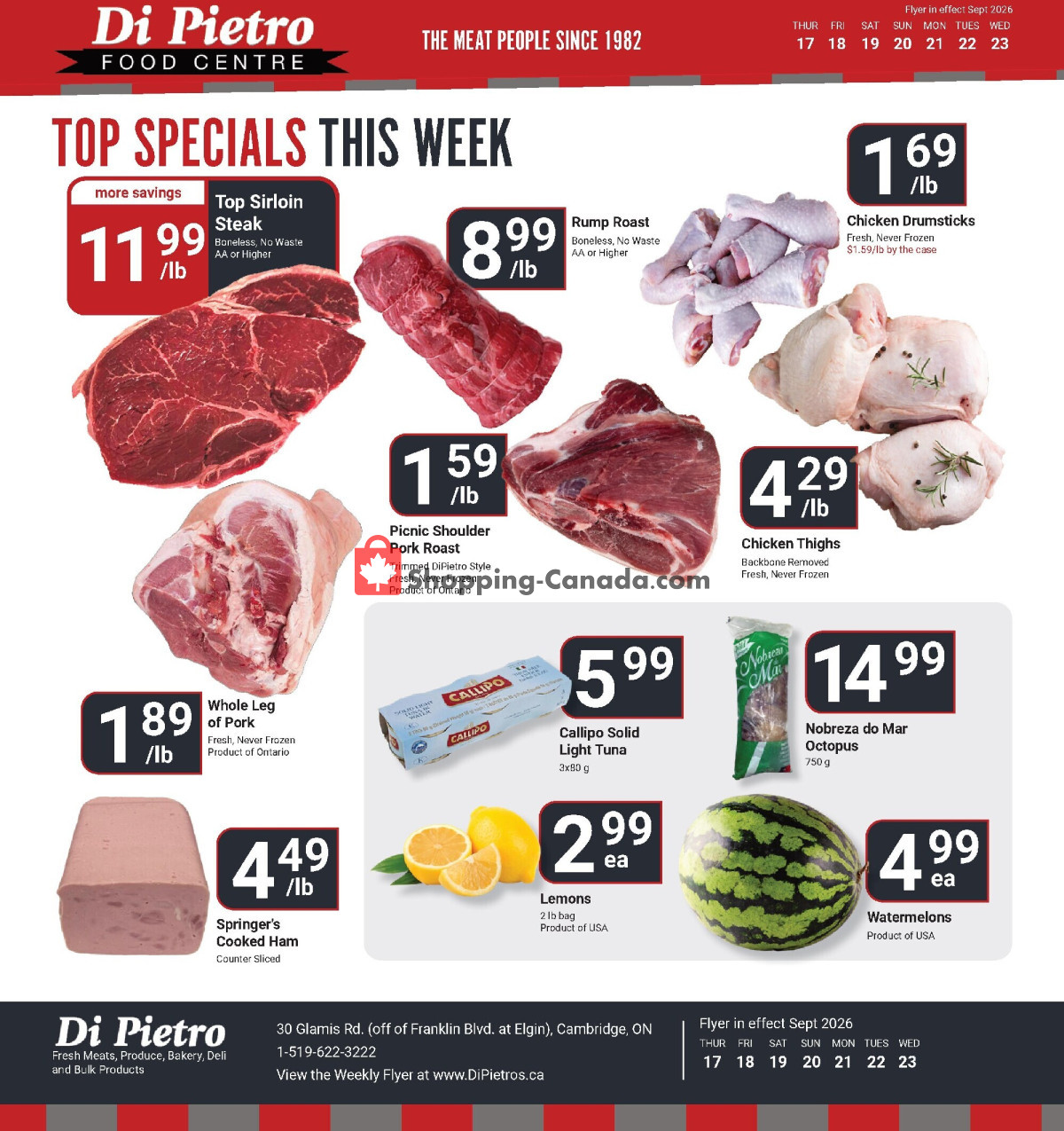 DiPietro's flyer from Thursday September 17, 2026 to Wednesday September 23, 2026 - page 1