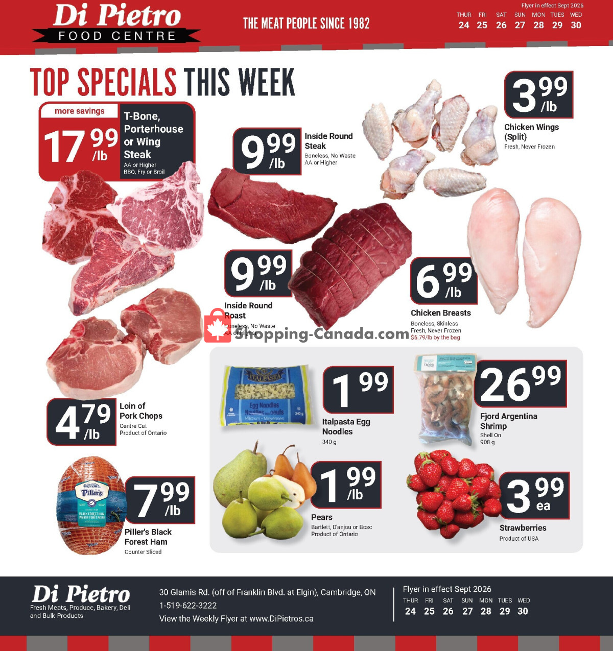 DiPietro's flyer from Saturday September 26, 2026 to Friday October 2, 2026 - page 1
