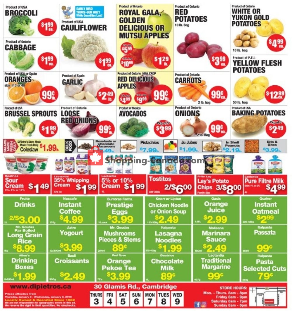 DiPietro's flyer from Thursday January 3, 2019 to Wednesday January 9, 2019 - page 2