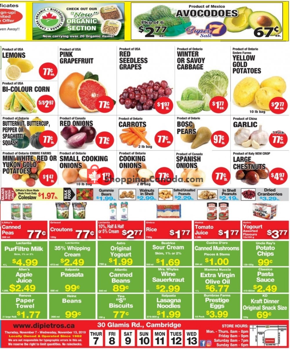DiPietro's flyer from Thursday November 7, 2019 to Wednesday November 13, 2019 - page 3