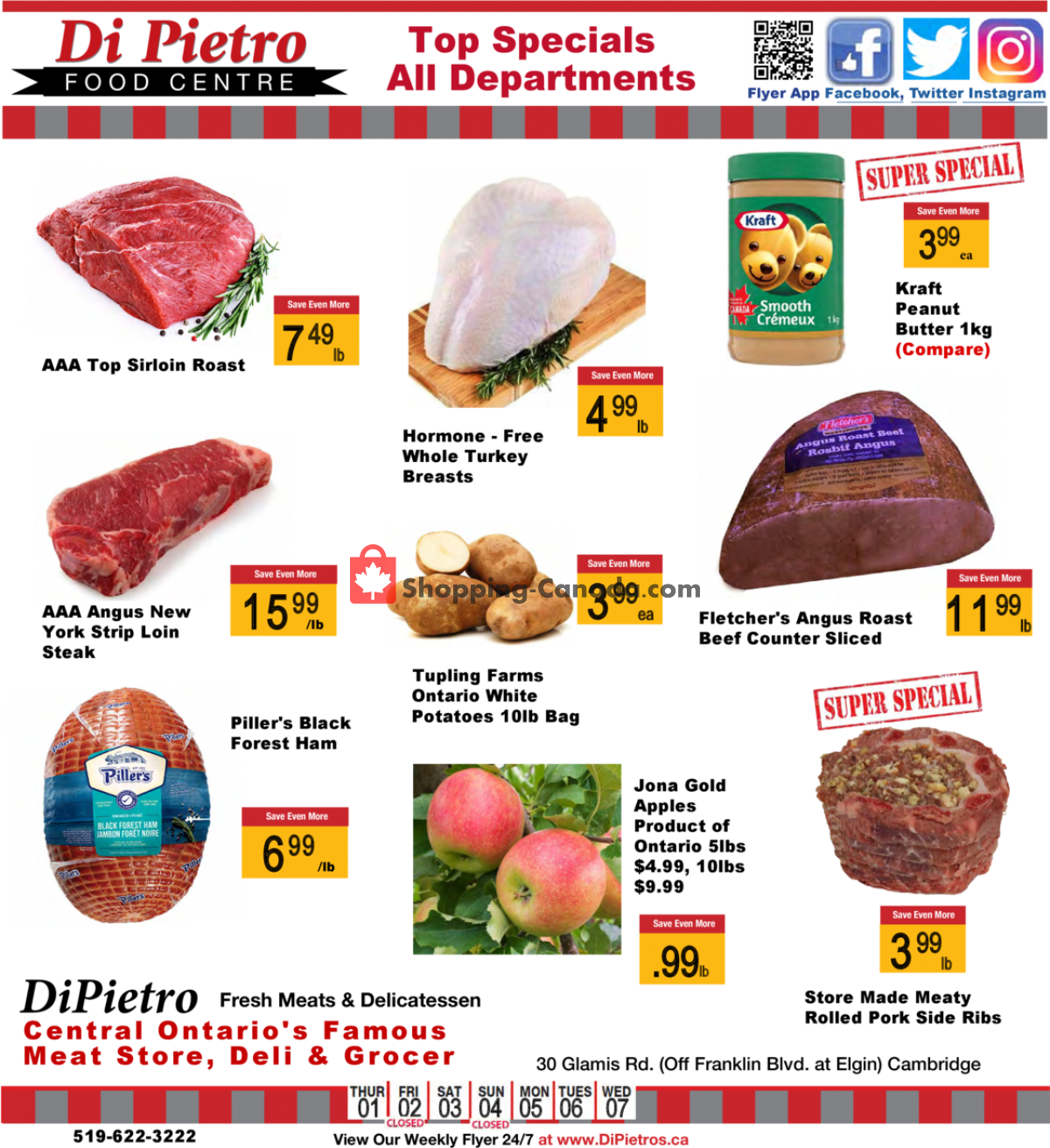 DiPietro's flyer from Thursday April 1, 2021 to Wednesday April 7, 2021 - page 1