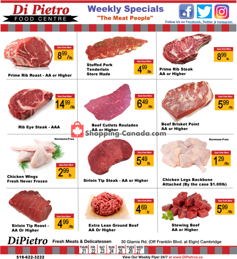 DiPietro's flyer from Thursday January 21, 2021 to Wednesday January 27, 2021 - page 1
