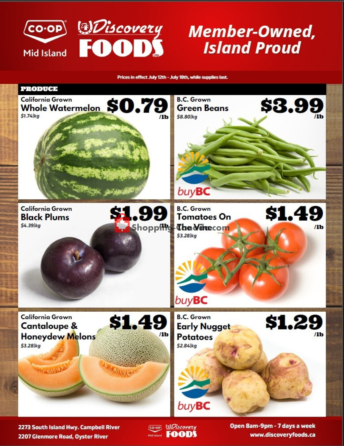 Discovery Foods flyer from Sunday July 12, 2026 to Saturday July 18, 2026 - page 1