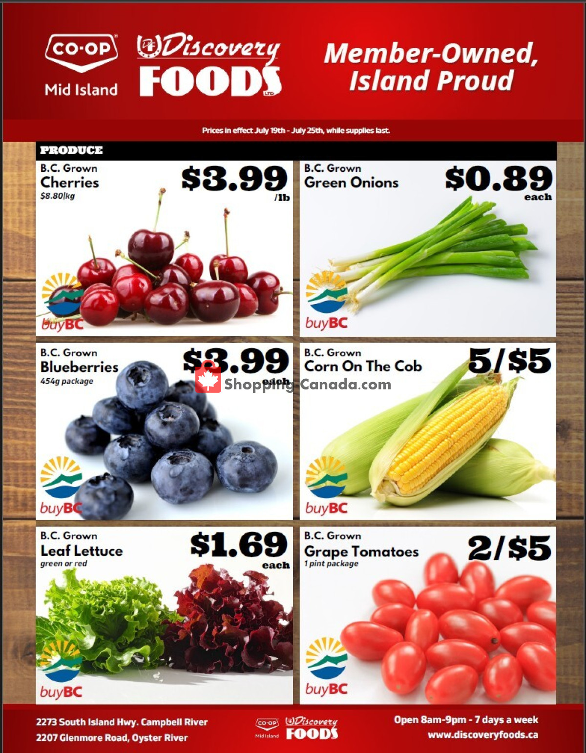 Discovery Foods flyer from Sunday July 19, 2026 to Saturday July 25, 2026 - page 1