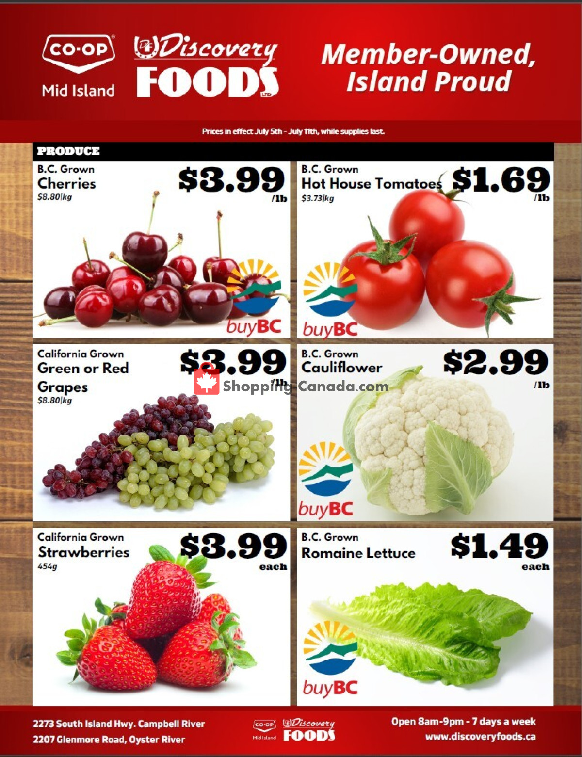 Discovery Foods flyer from Sunday July 5, 2026 to Saturday July 11, 2026 - page 1