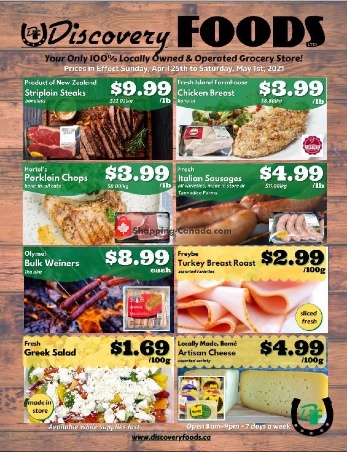 Discovery Foods flyer from Sunday April 25, 2021 to Saturday May 1, 2021 - page 1