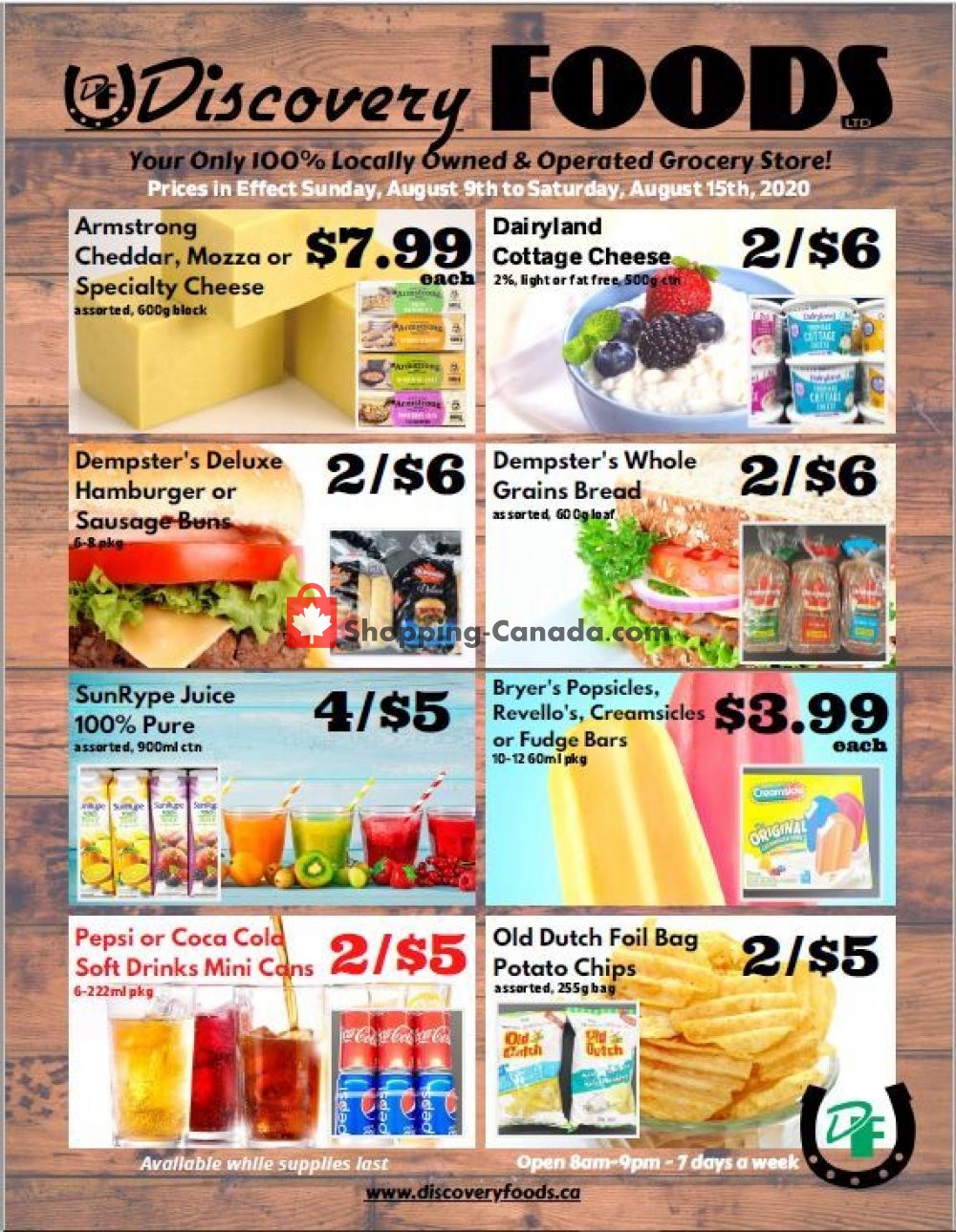 Discovery Foods flyer from Sunday August 9, 2020 to Saturday August 15, 2020 - page 1