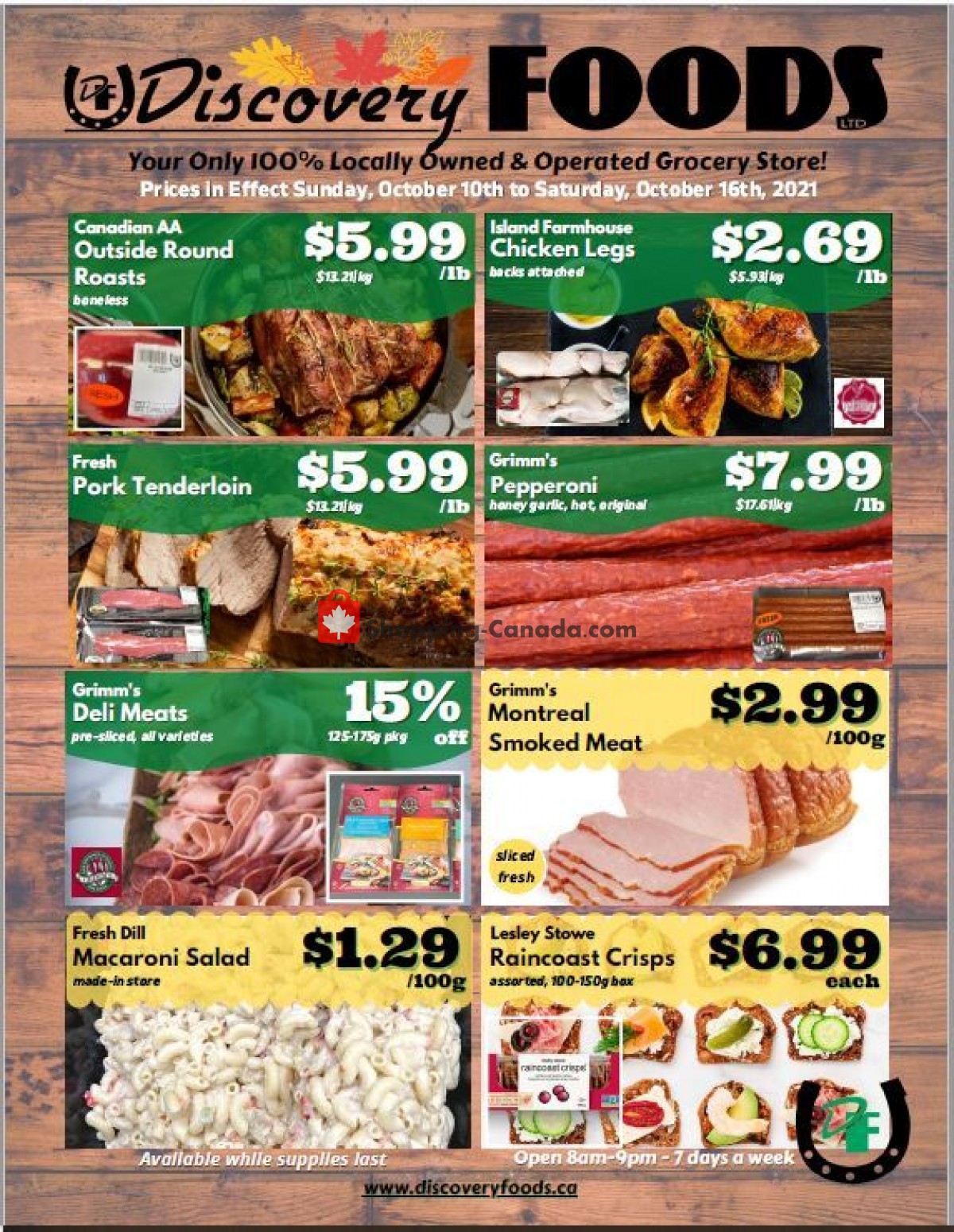Discovery Foods flyer from Sunday October 10, 2021 to Saturday October 16, 2021 - page 1