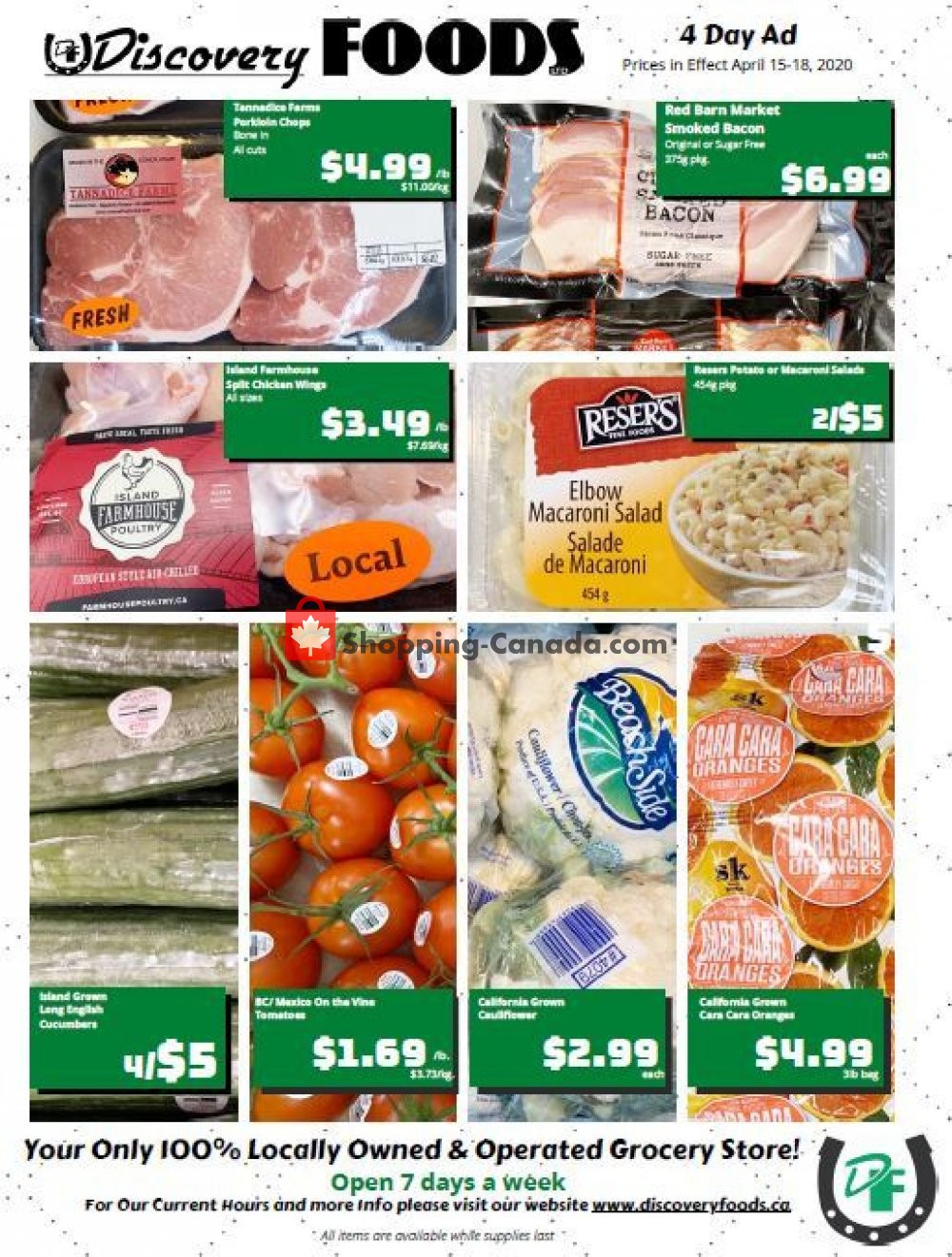 Discovery Foods flyer from Wednesday April 15, 2020 to Saturday April 18, 2020 - page 1