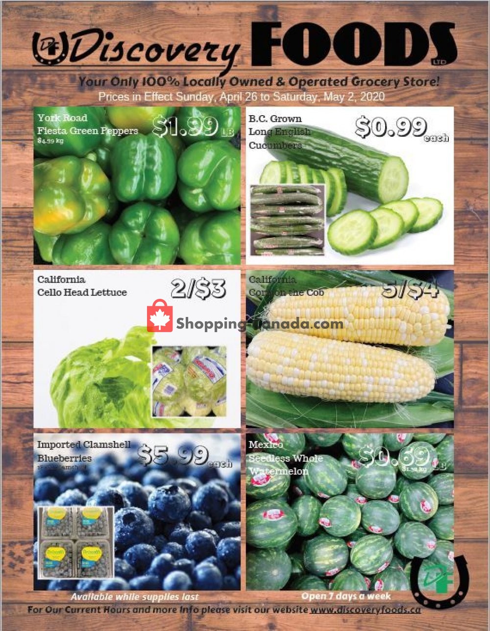 Discovery Foods flyer from Sunday April 26, 2020 to Saturday May 2, 2020 - page 1