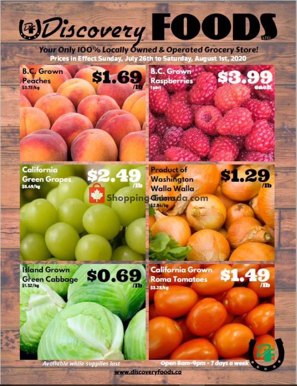 Discovery Foods flyer from Sunday July 26, 2020 to Saturday August 1, 2020 - page 1