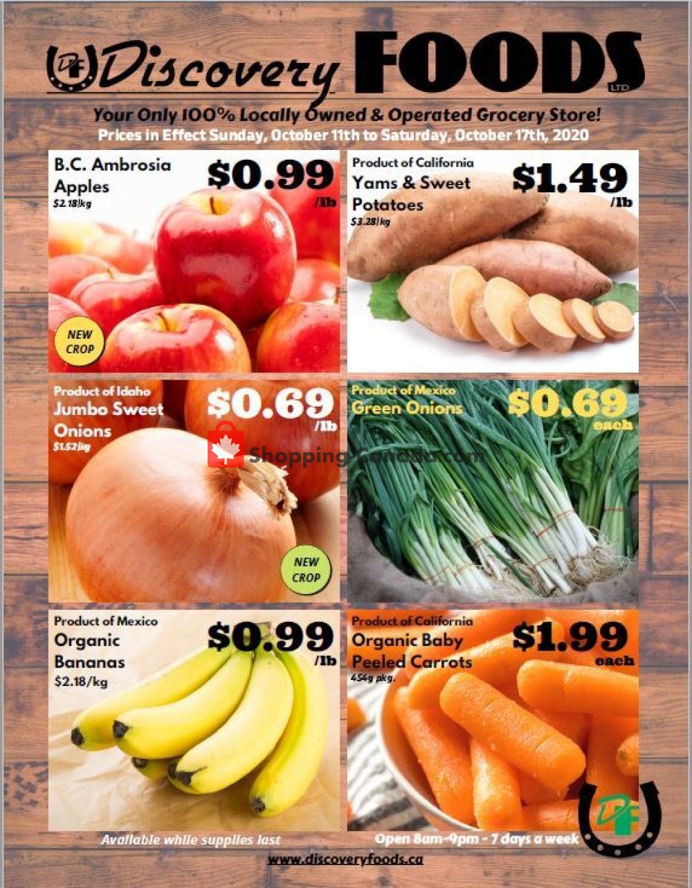 Discovery Foods flyer from Sunday October 11, 2020 to Saturday October 17, 2020 - page 1