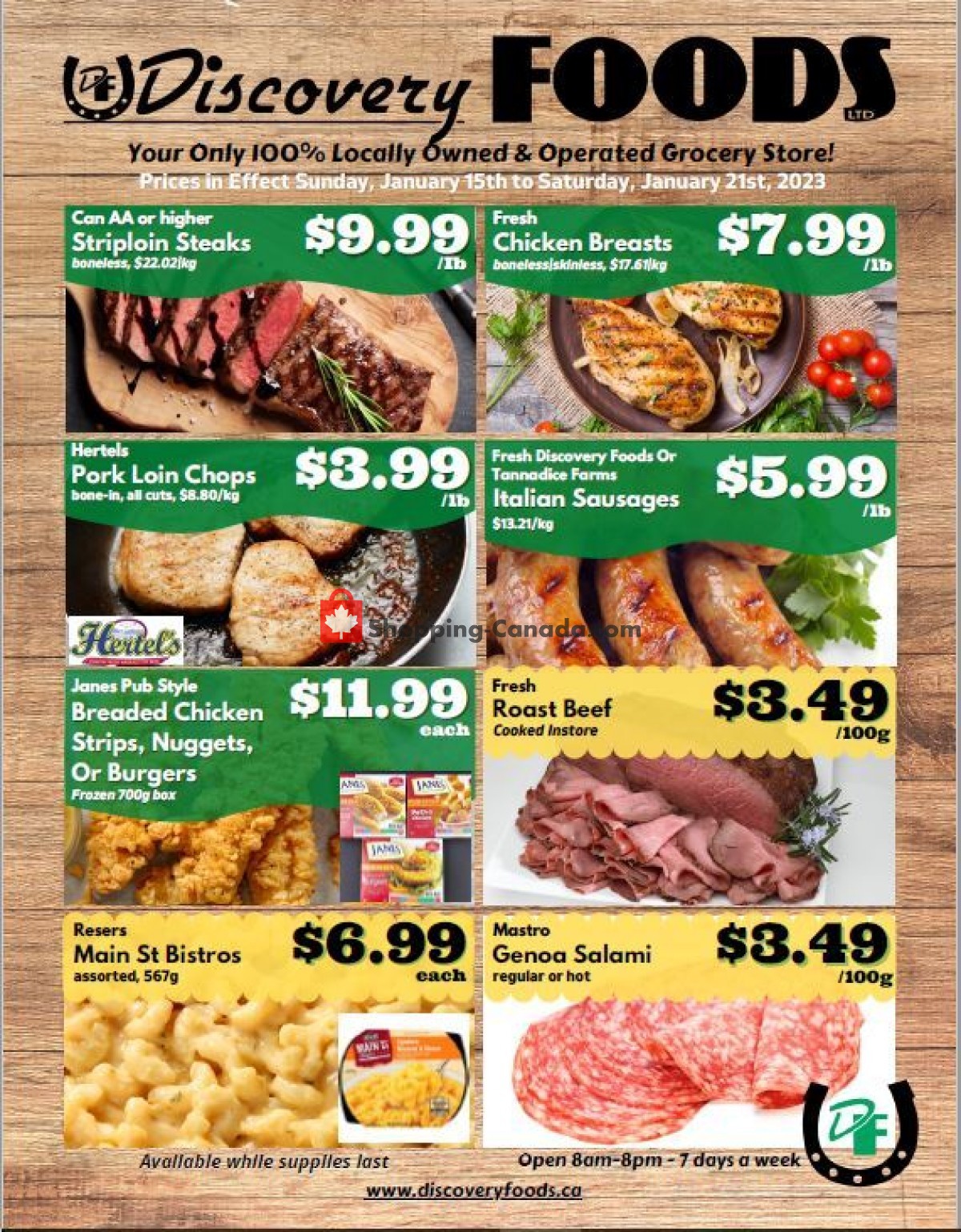 Discovery Foods flyer from Sunday January 15, 2023 to Saturday January 21, 2023 - page 1