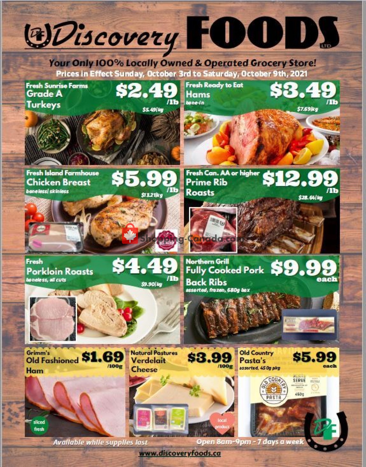 Discovery Foods flyer from Sunday October 3, 2021 to Saturday October 9, 2021 - page 1