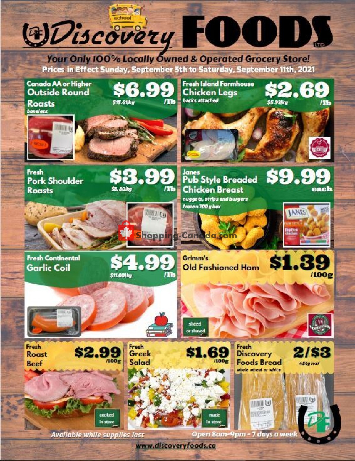 Discovery Foods flyer from Sunday September 5, 2021 to Saturday September 11, 2021 - page 1