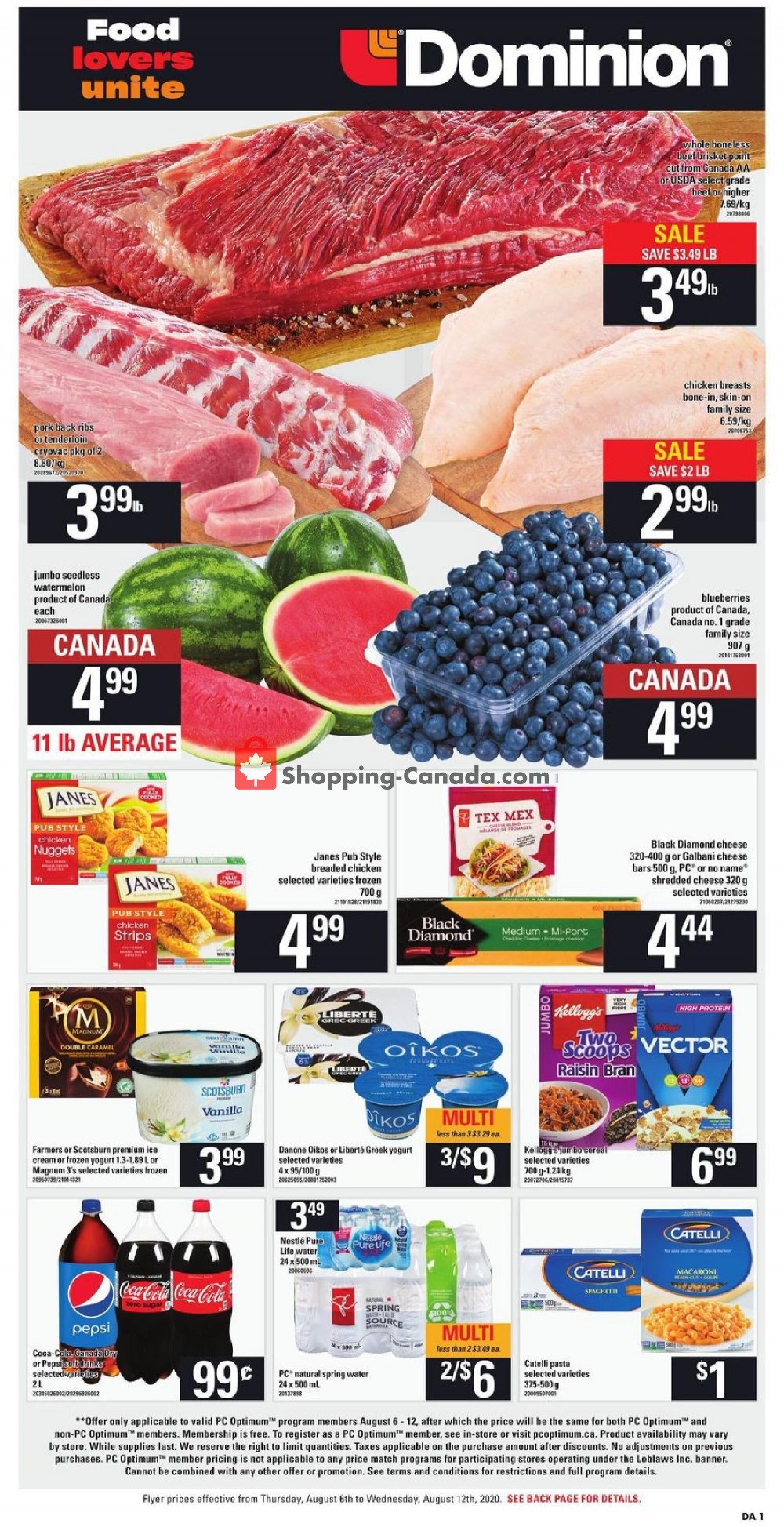Dominion flyer from Thursday August 6, 2020 to Wednesday August 12, 2020 - page 3