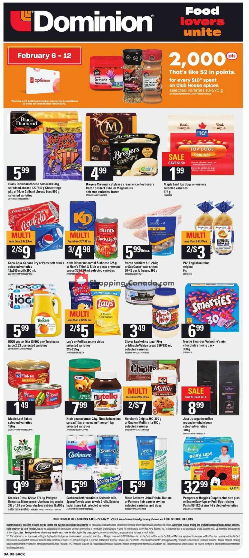 Dominion flyer from Thursday February 6, 2020 to Wednesday February 12, 2020 - page 12