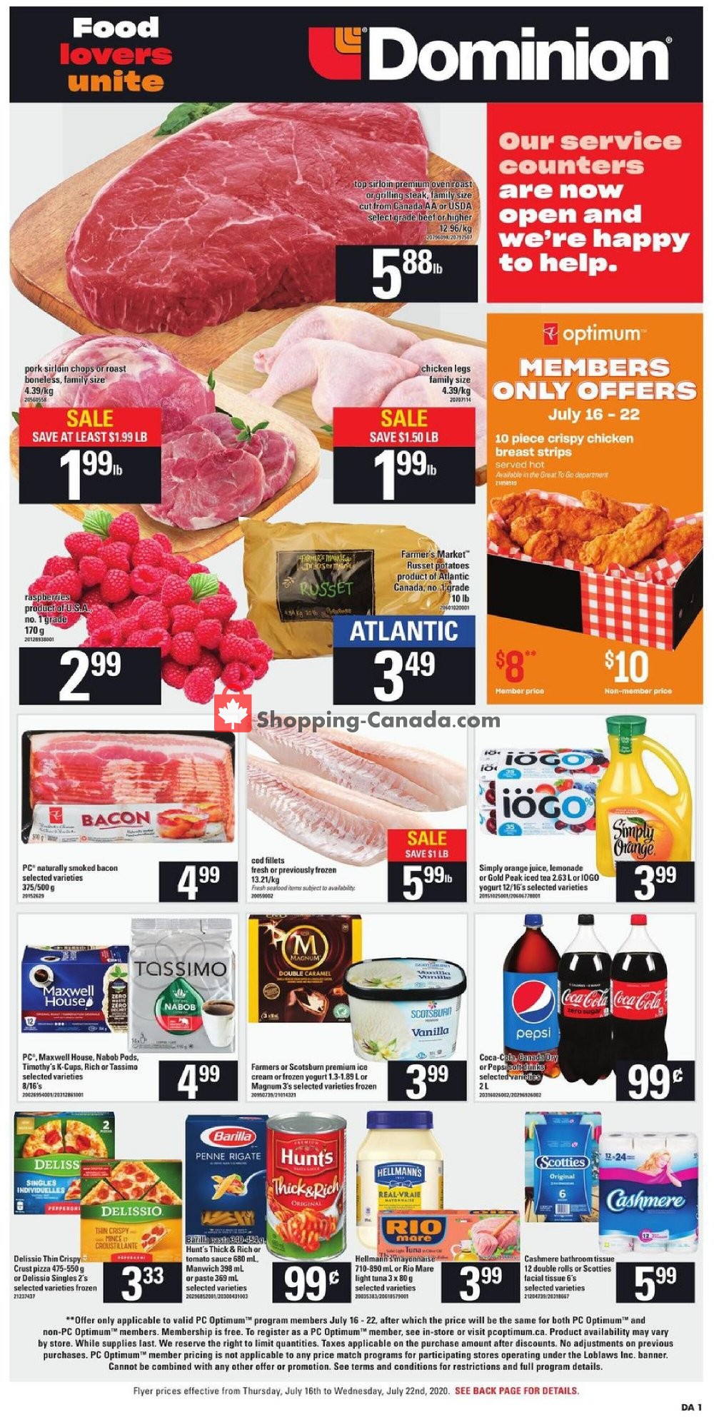 Dominion flyer from Thursday July 16, 2020 to Wednesday July 22, 2020 - page 3