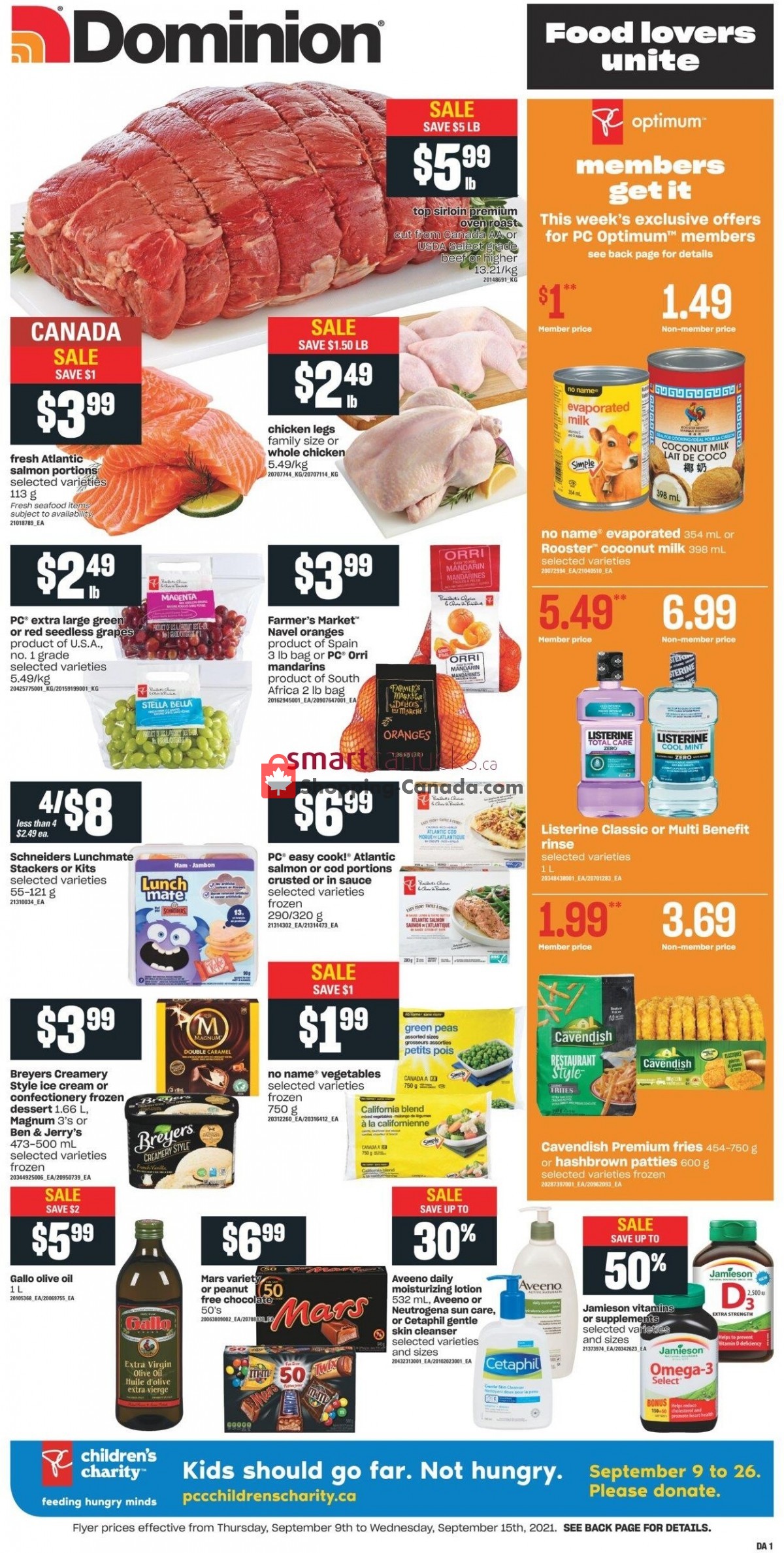 Dominion flyer from Thursday September 9, 2021 to Wednesday September 15, 2021 - page 1