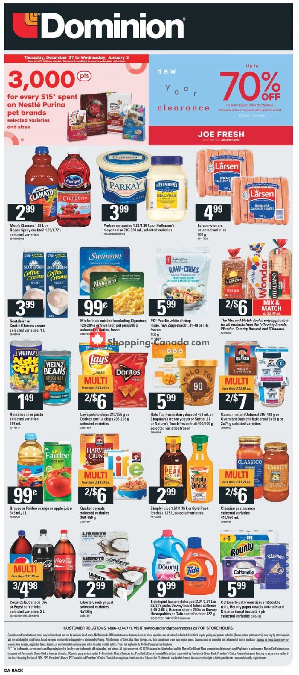 Dominion flyer from Thursday December 27, 2018 to Wednesday January 2, 2019 - page 14
