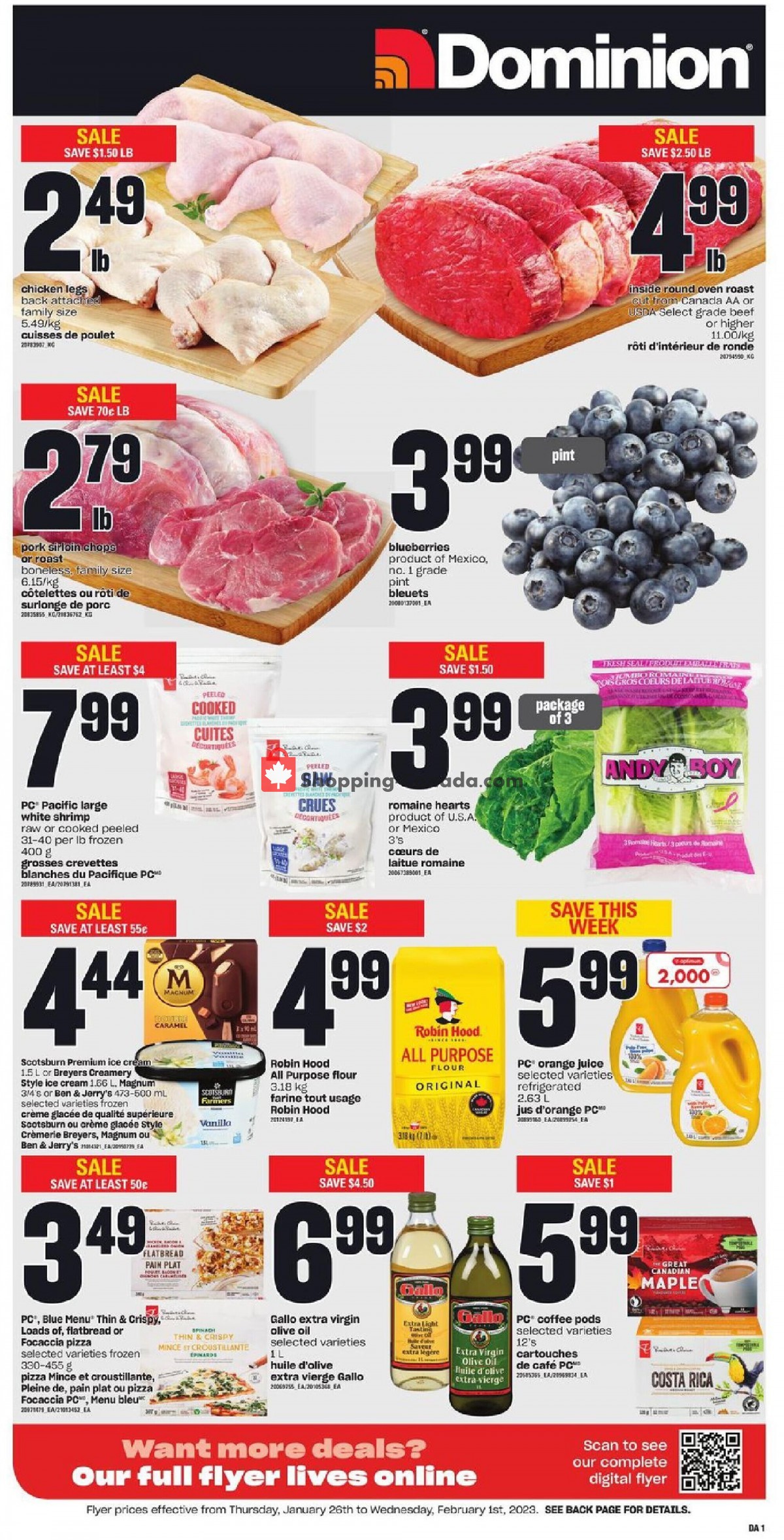 Dominion flyer from Thursday January 26, 2023 to Wednesday February 1, 2023 - page 3