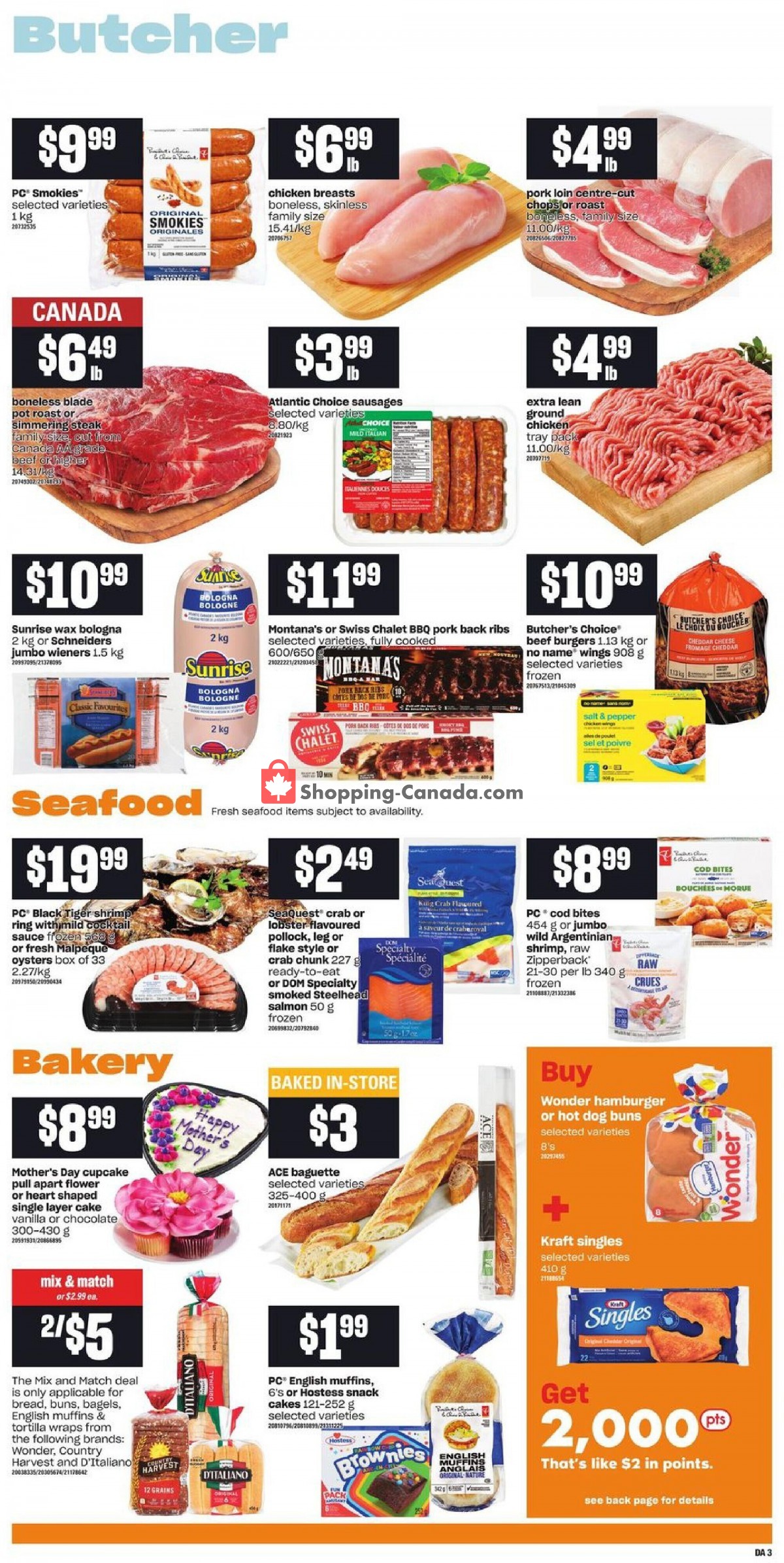 Dominion Canada, flyer (Only The Best For the Best This Mother's Day