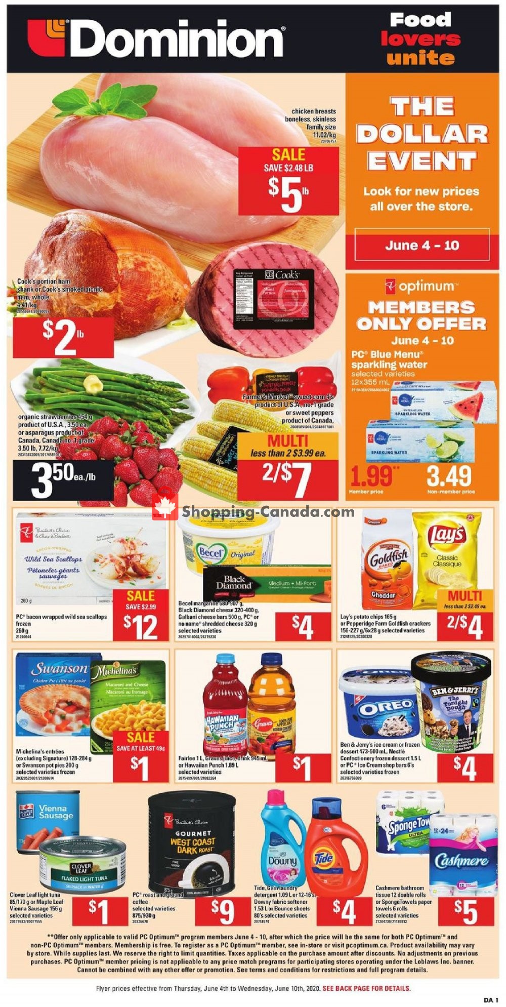 Dominion flyer from Thursday June 4, 2020 to Wednesday June 10, 2020 - page 1