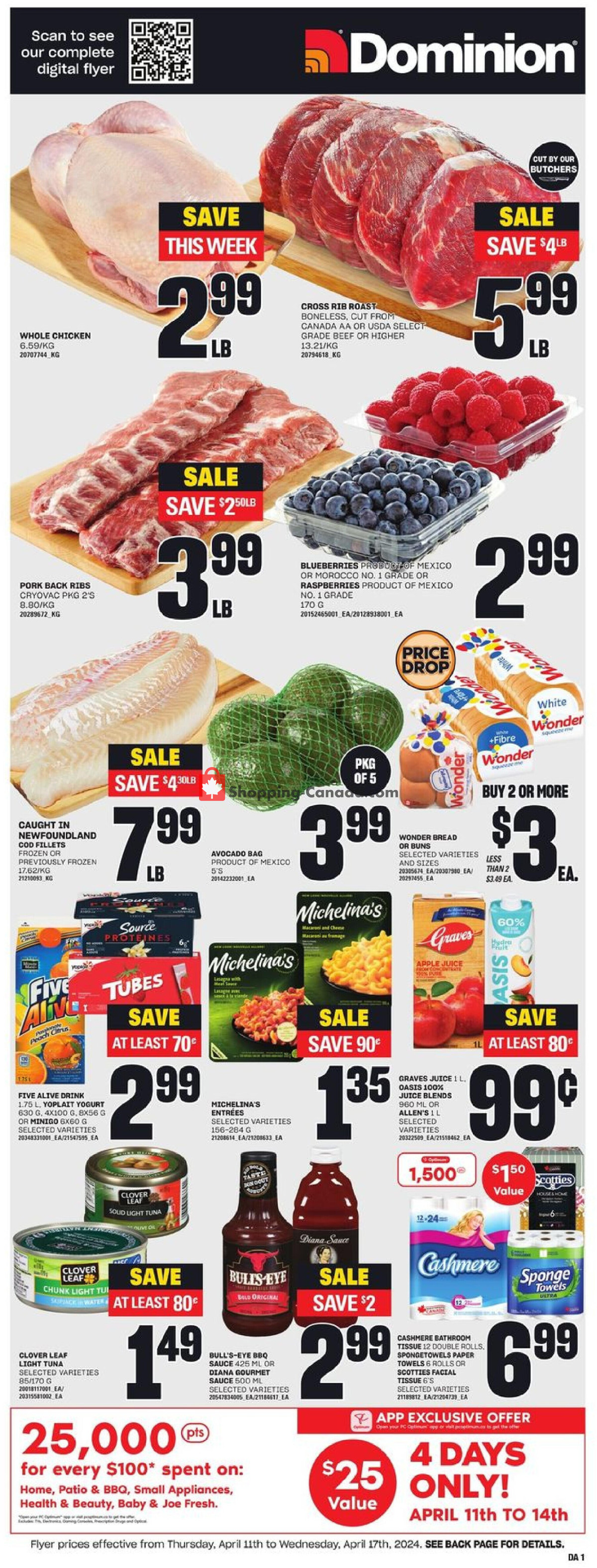 Dominion flyer from Thursday April 11, 2024 to Wednesday April 17, 2024 - page 4