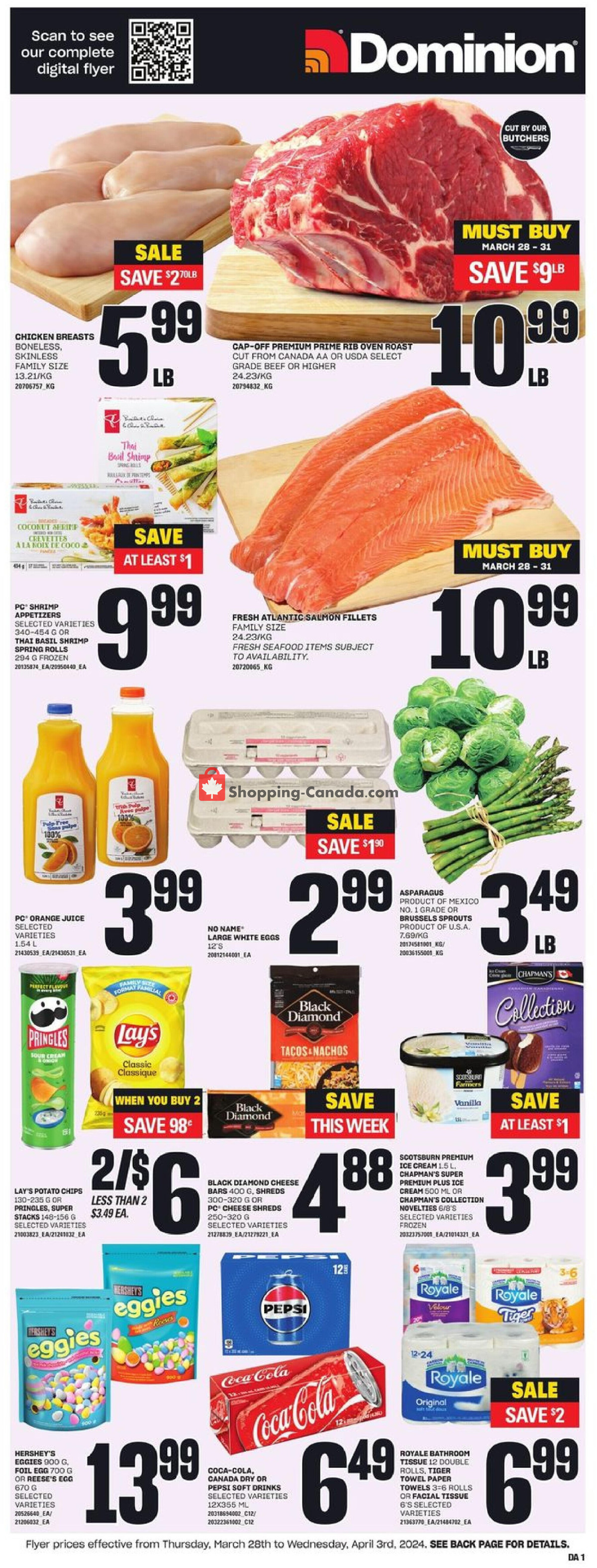 Dominion flyer from Thursday March 28, 2024 to Wednesday April 3, 2024 - page 5