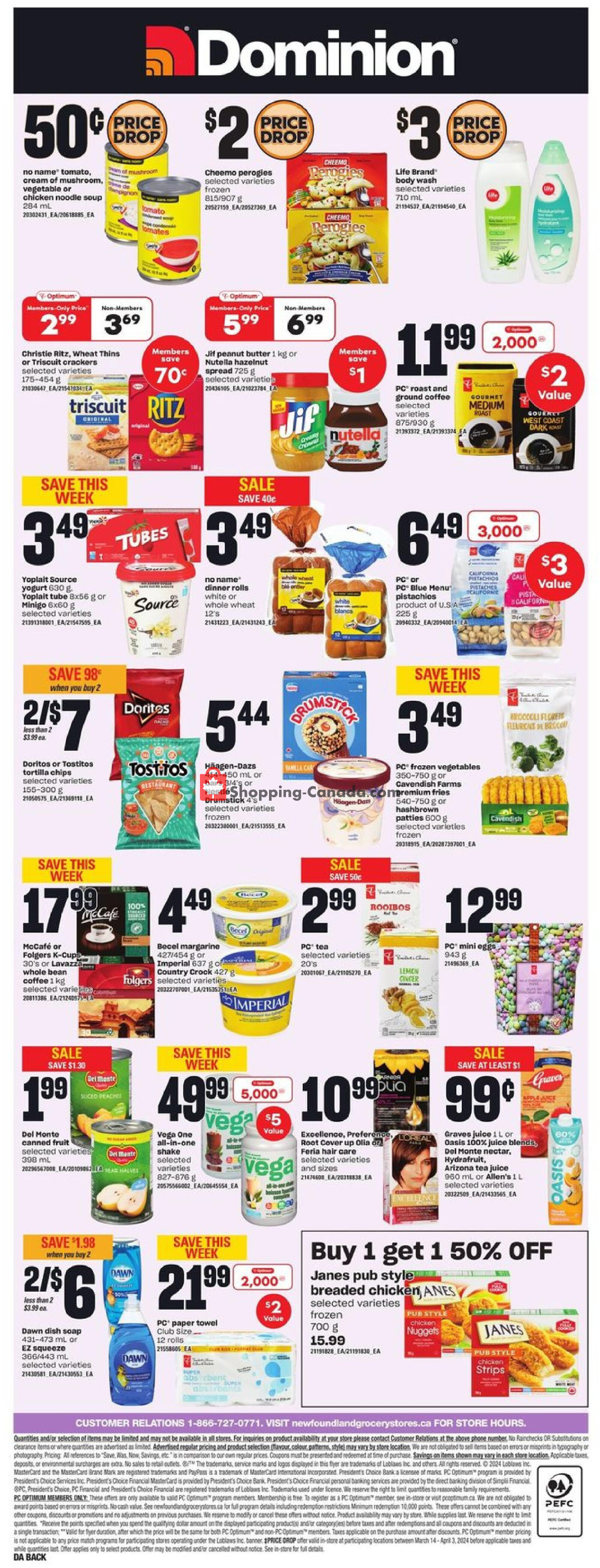 Dominion flyer from Thursday March 28, 2024 to Wednesday April 3, 2024 - page 6