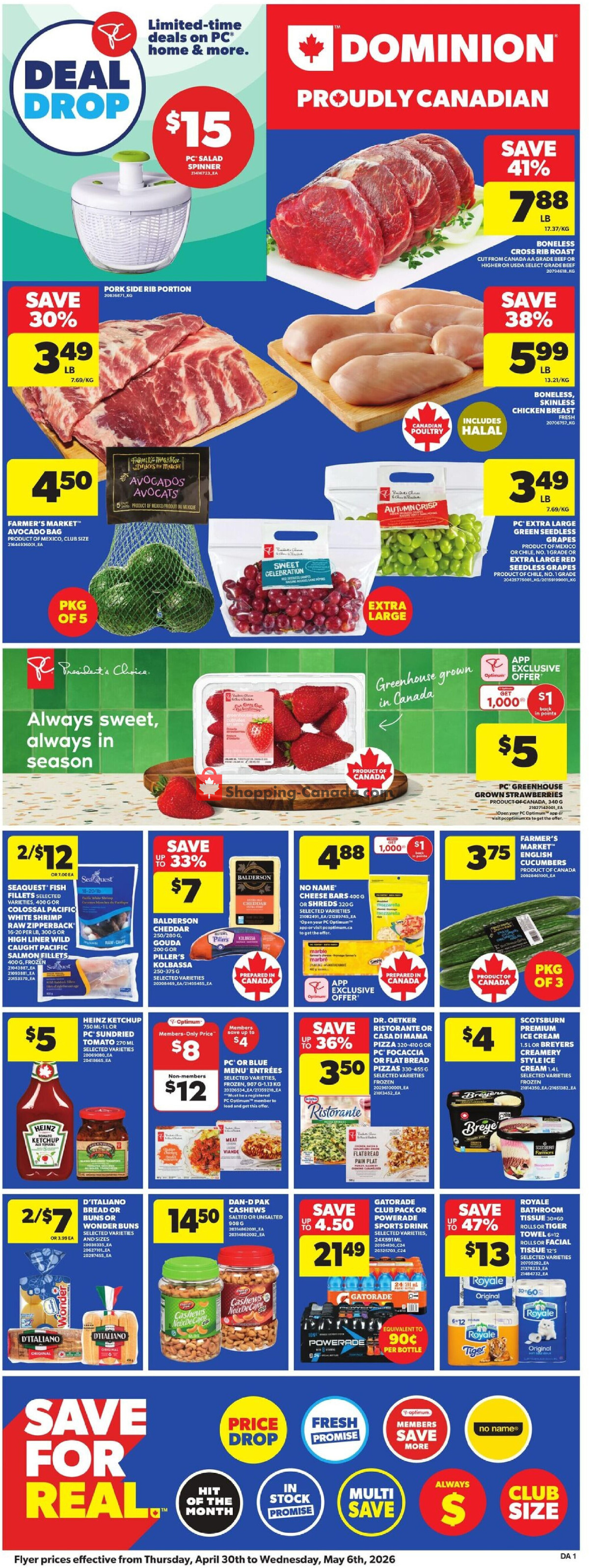Dominion flyer from Thursday April 30, 2026 to Wednesday May 6, 2026 - page 3