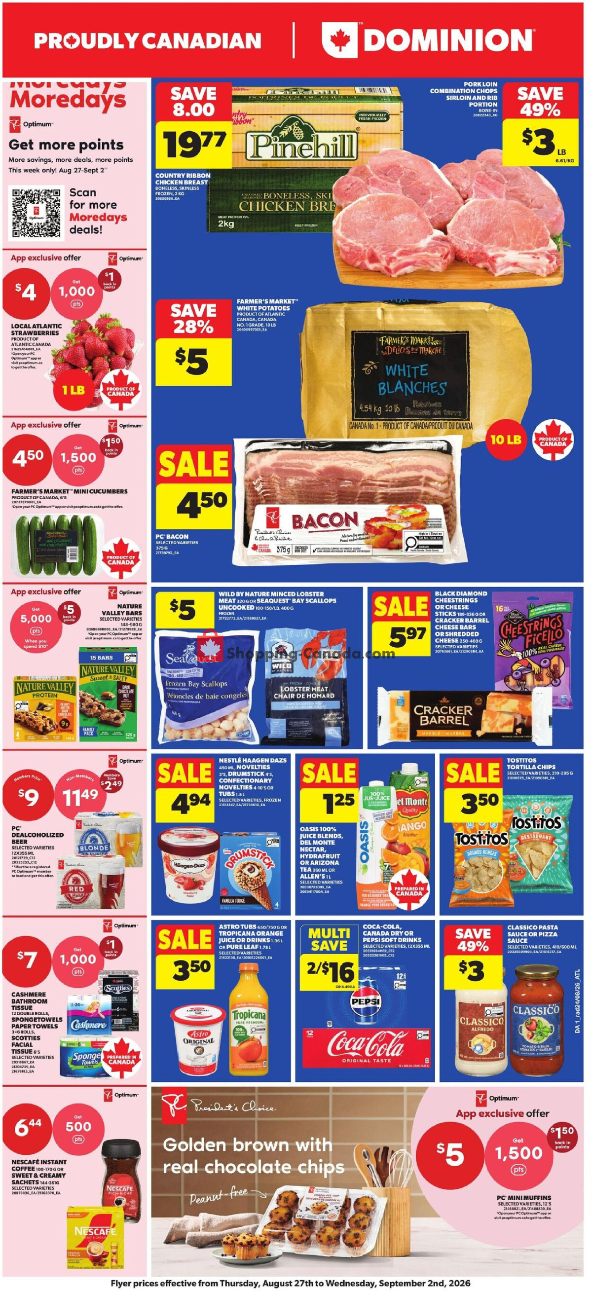 Dominion flyer from Thursday August 27, 2026 to Wednesday September 2, 2026 - page 1
