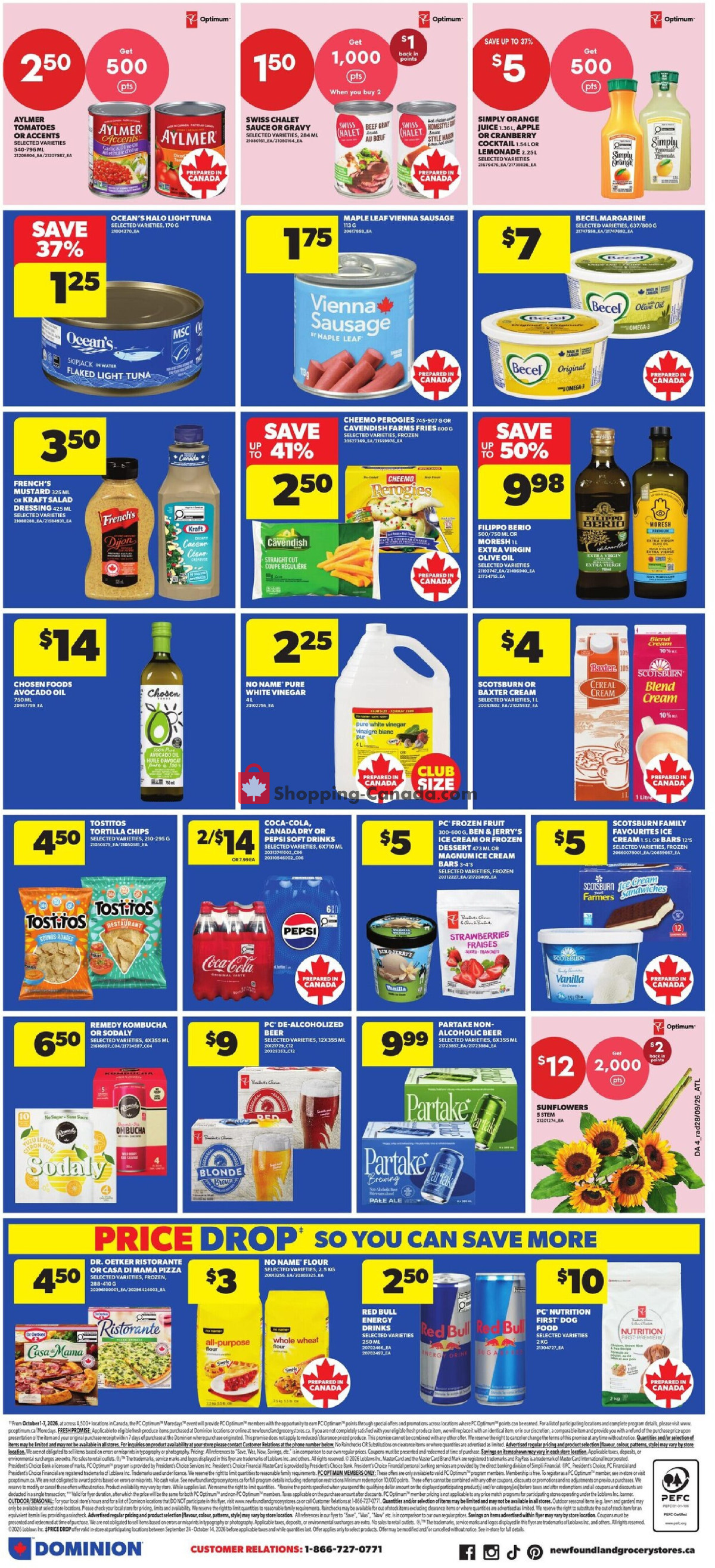 Dominion Canada, flyer - weeklyflyer: October 1 - October 7, 2026 ...
