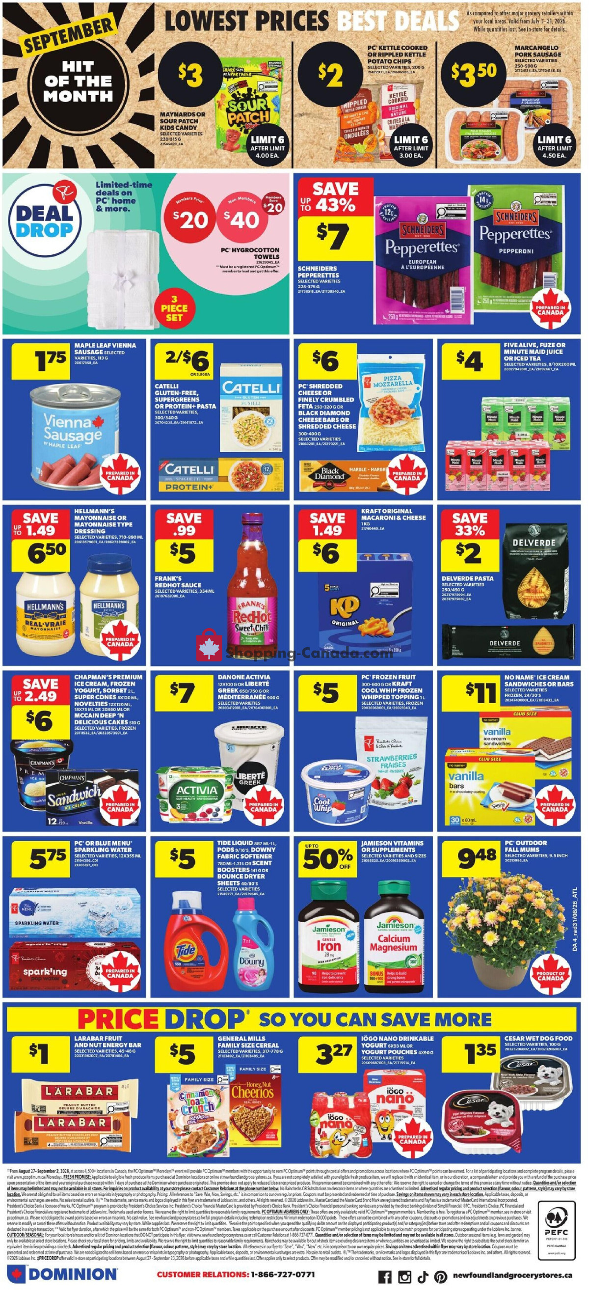 Dominion flyer from Thursday September 3, 2026 to Wednesday September 9, 2026 - page 2