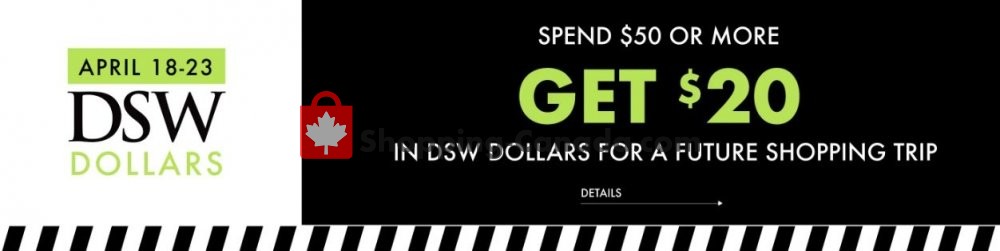 DSW Designer Shoe Warehouse flyer from Thursday April 18, 2019 to Tuesday April 23, 2019 - page 1