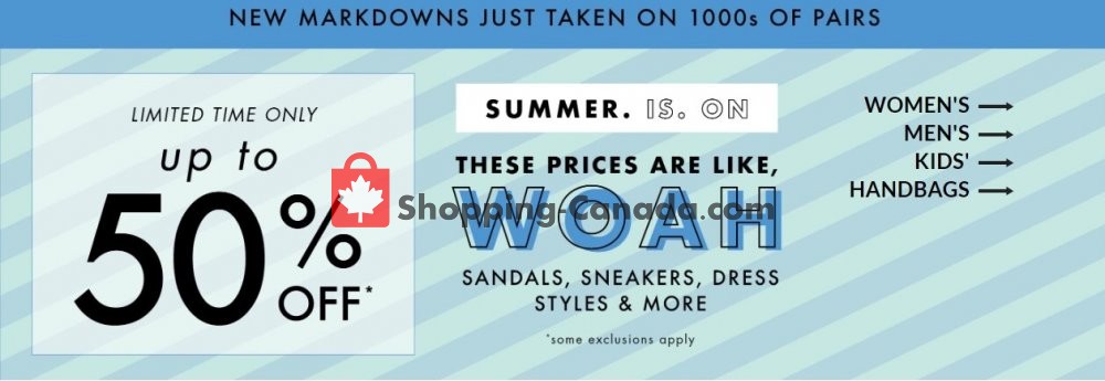 DSW Designer Shoe Warehouse flyer from Wednesday July 8, 2020 to Tuesday July 14, 2020 - page 1