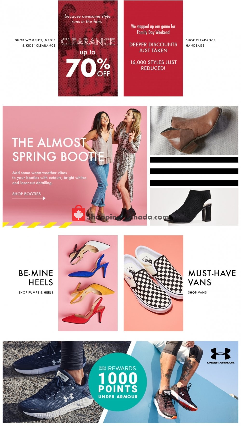 DSW Designer Shoe Warehouse flyer from Friday February 15, 2019 to Thursday February 21, 2019 - page 1