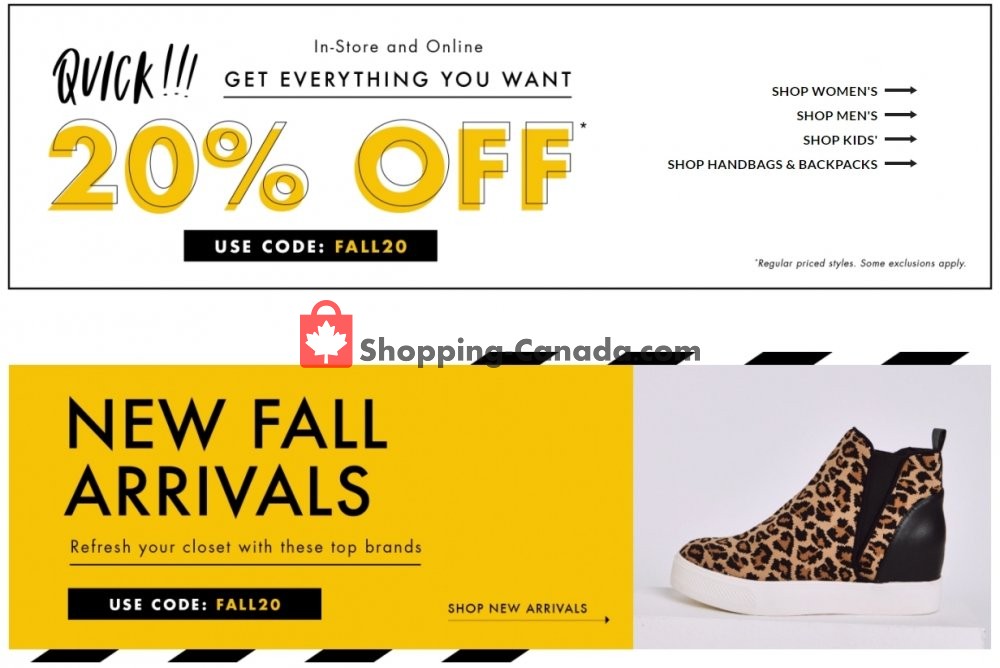 DSW Designer Shoe Warehouse Canada, flyer (Special Offer) September