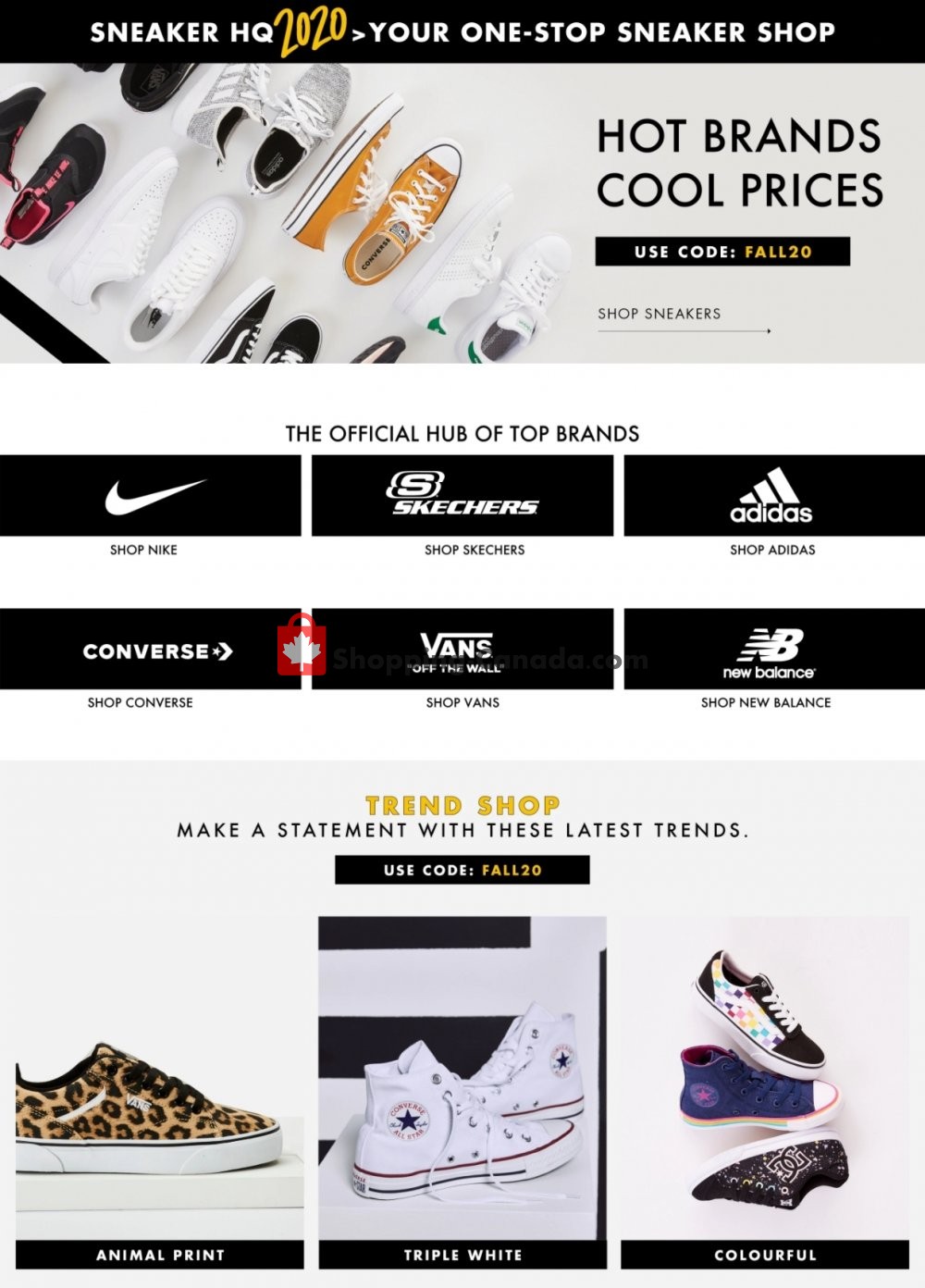 DSW Designer Shoe Warehouse Canada, flyer (Special Offer) September