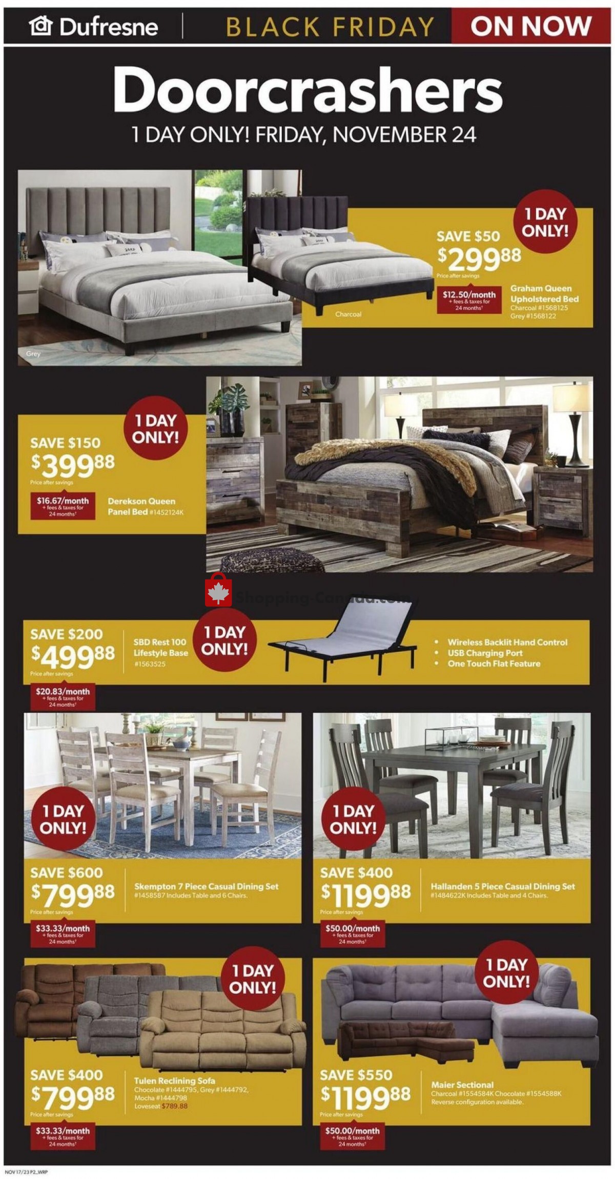 Dufresne flyer from Friday November 17, 2023 to Thursday November 30, 2023 - page 2