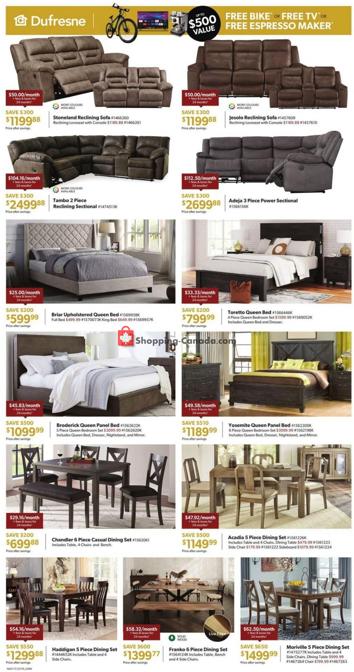 Dufresne flyer from Friday November 17, 2023 to Thursday November 30, 2023 - page 4