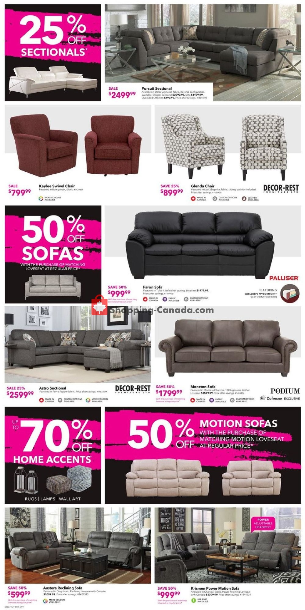 Dufresne Canada, flyer (Black Friday) November 15 November 21