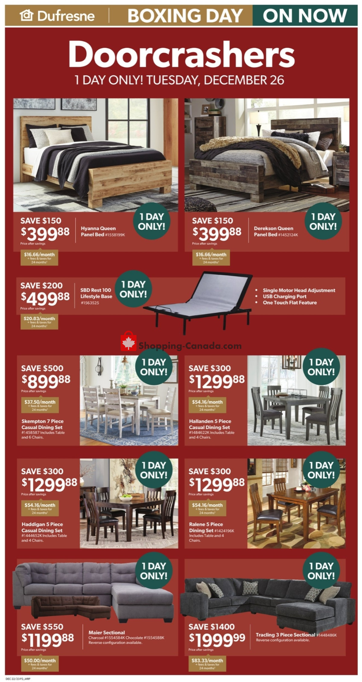 Dufresne flyer from Friday December 22, 2023 to Monday January 8, 2024 - page 2