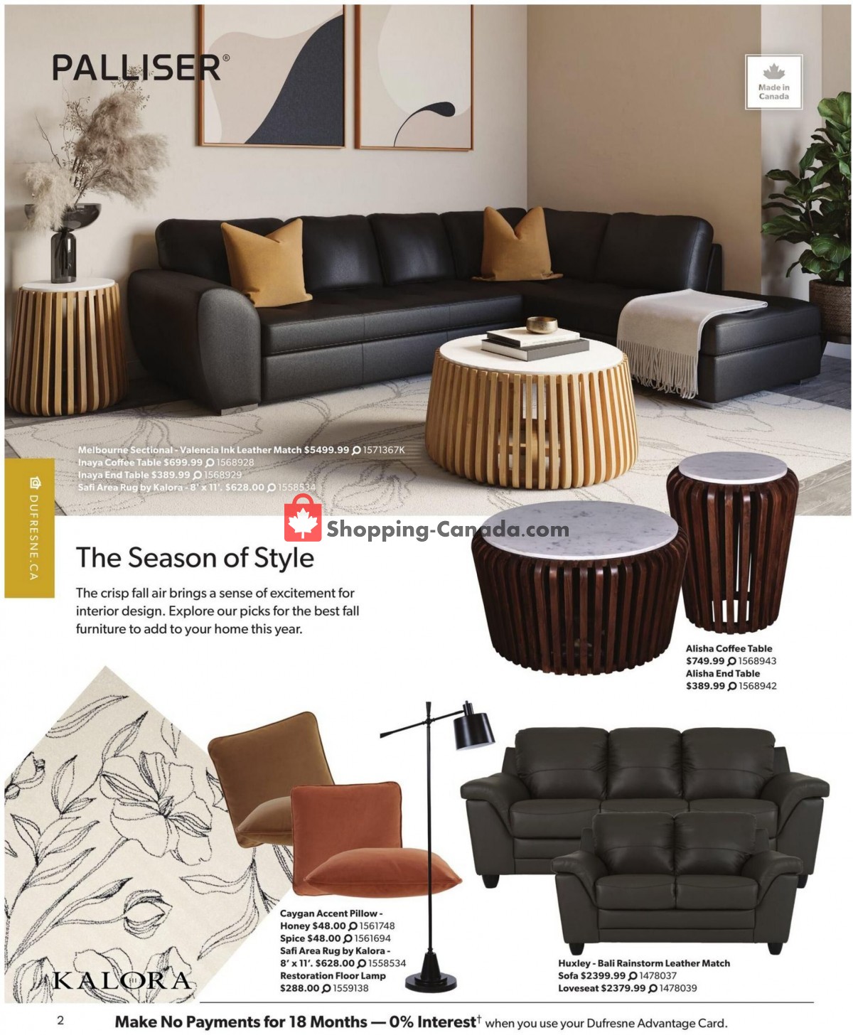 Dufresne flyer from Friday October 13, 2023 to Tuesday October 31, 2023 - page 2