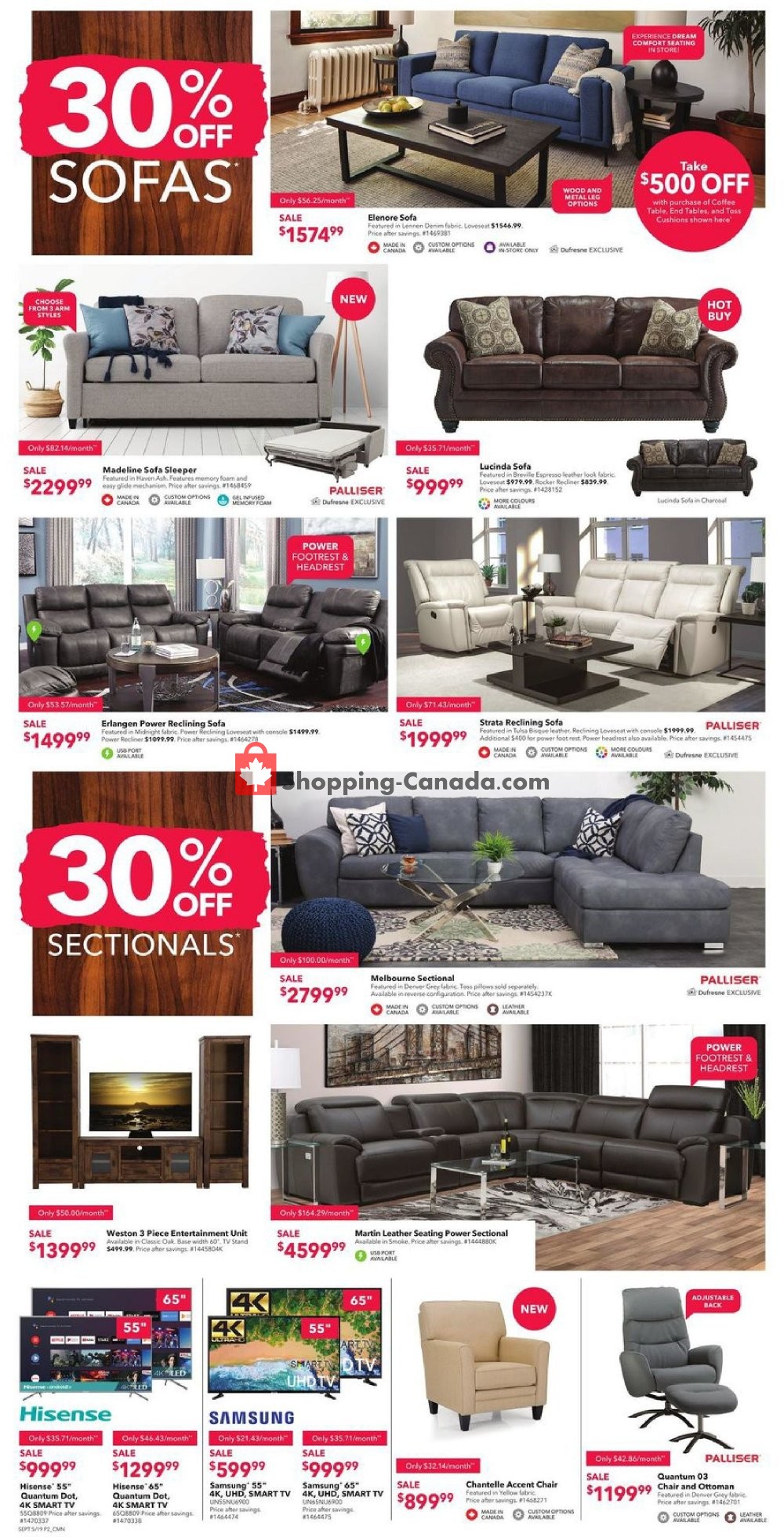 Dufresne flyer from Thursday September 5, 2019 to Wednesday September 18, 2019 - page 2