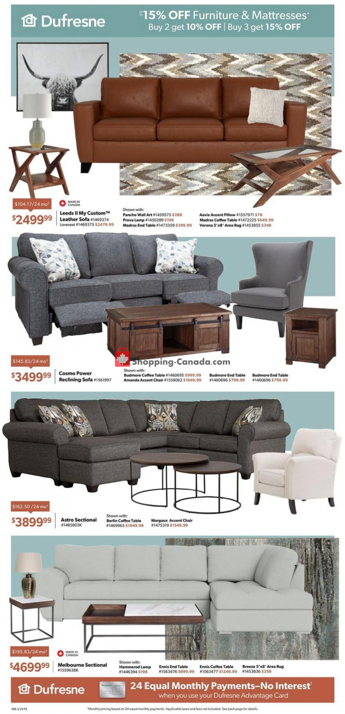 Dufresne Canada, flyer (Savings Offer) February 3 February 14
