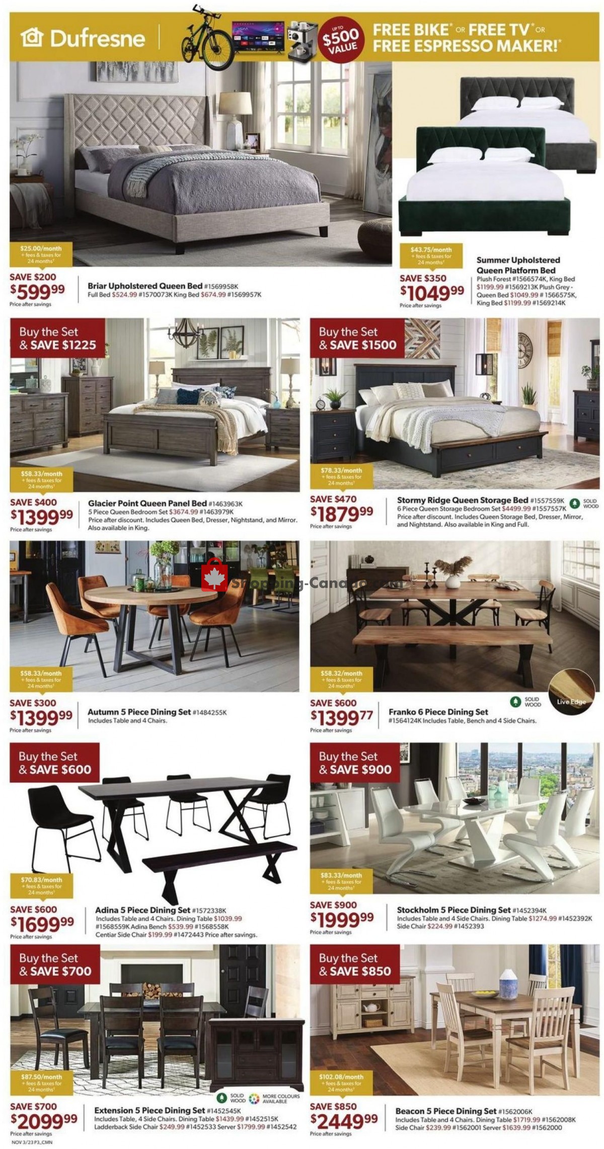 Dufresne flyer from Friday November 3, 2023 to Wednesday November 15, 2023 - page 3