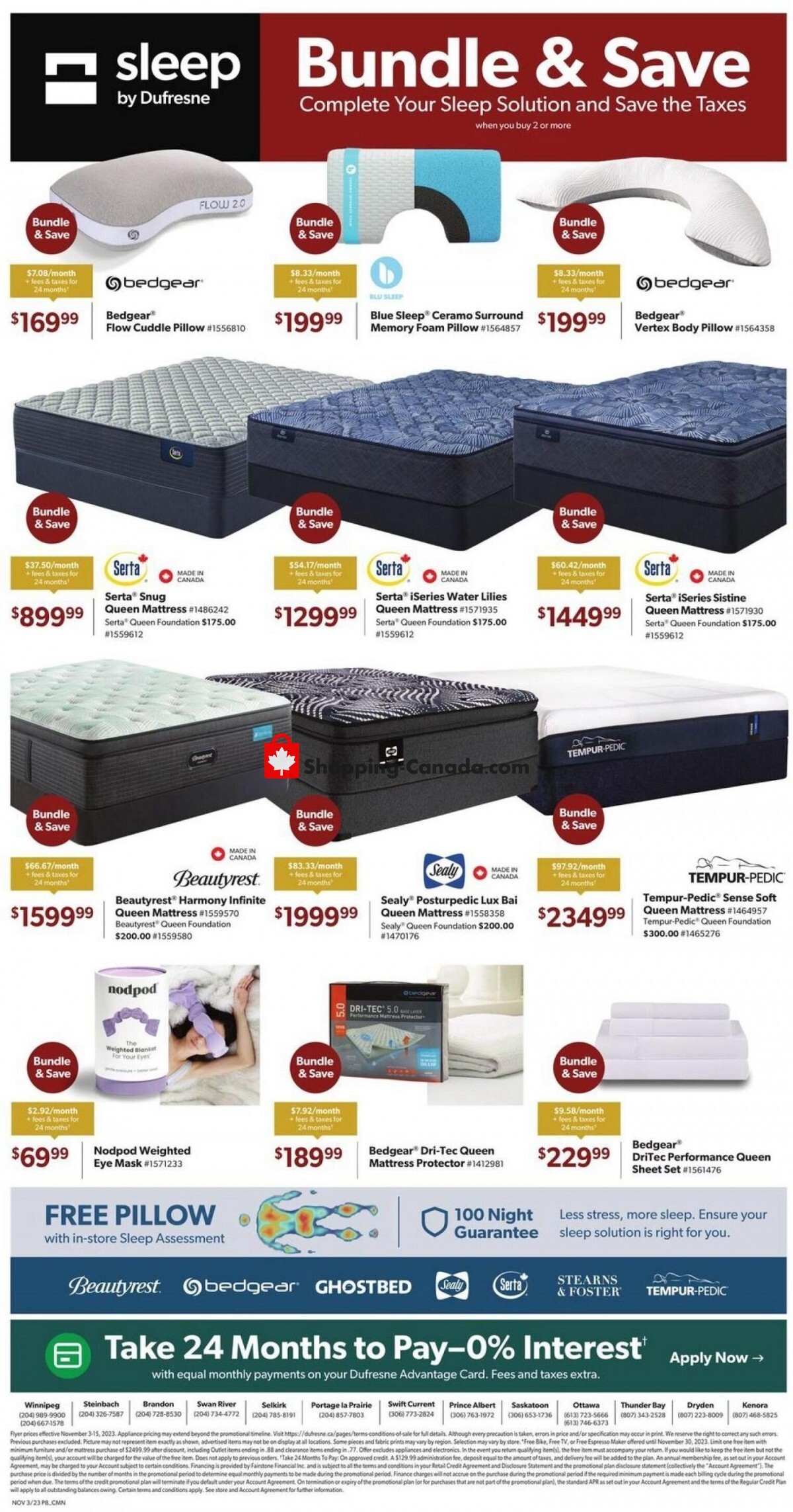 Dufresne flyer from Friday November 3, 2023 to Wednesday November 15, 2023 - page 8