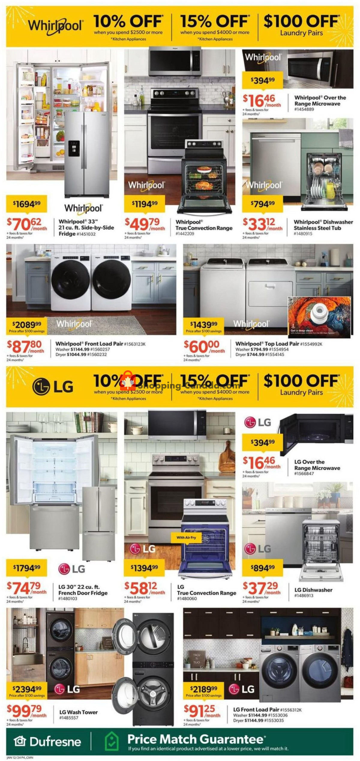 Dufresne flyer from Friday January 12, 2024 to Wednesday January 31, 2024 - page 4